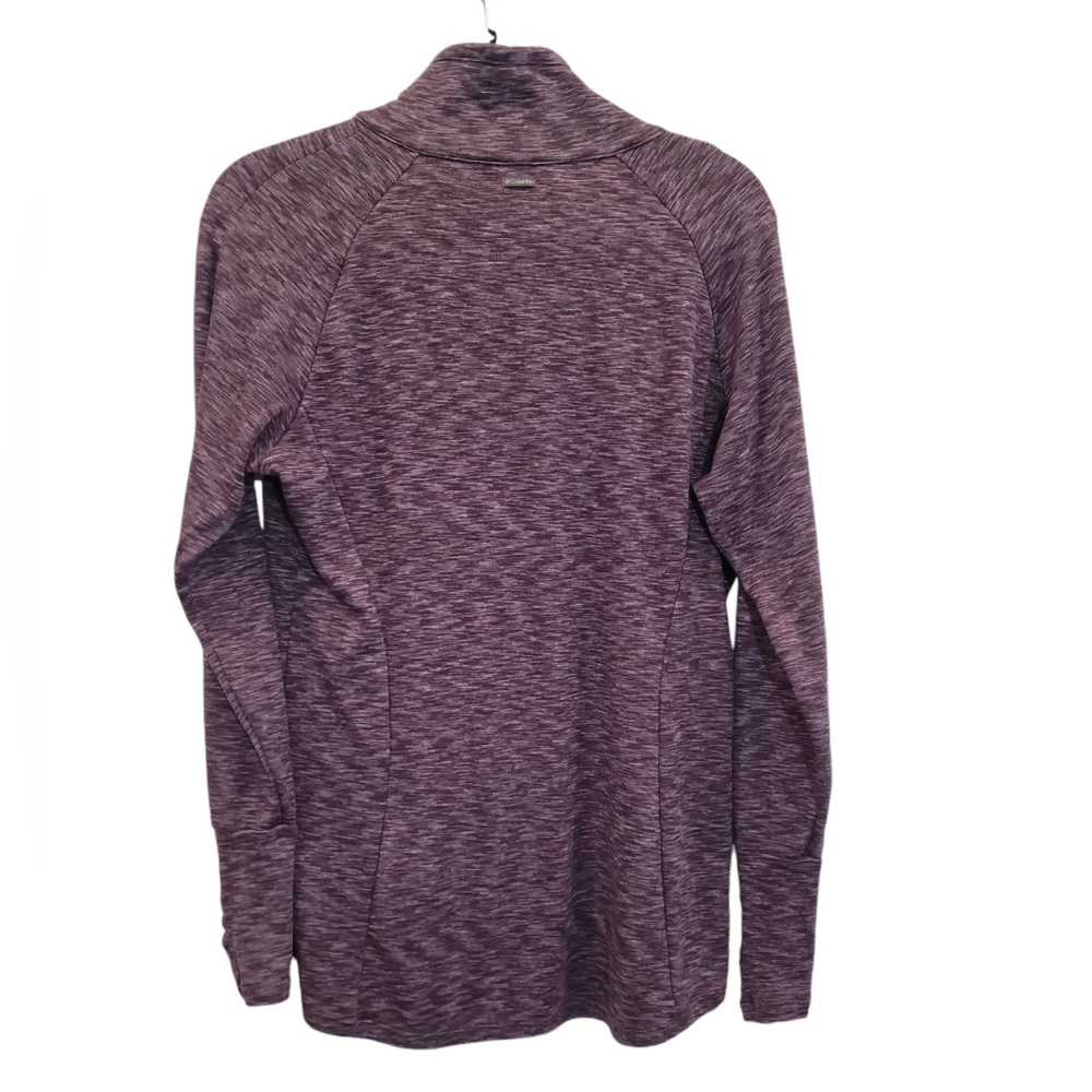 Columbia Outerspaced III 1/2 Zip Pullover Purple Black Women's Large - Picture 2 of 9